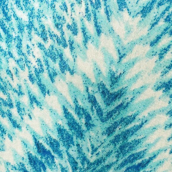 Catherines Lightweight Chiffon Open Cardigan Womens 1X Blue Aqua Beach Summer - Picture 9 of 16